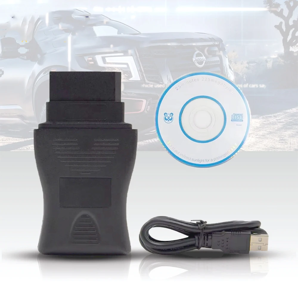 أحدث لنيسان استشارة أدوات التشخيص USB 14Pin استشارة موصل كابل أخطاء قارئ رمز لنيسان-14 مع VCDS
