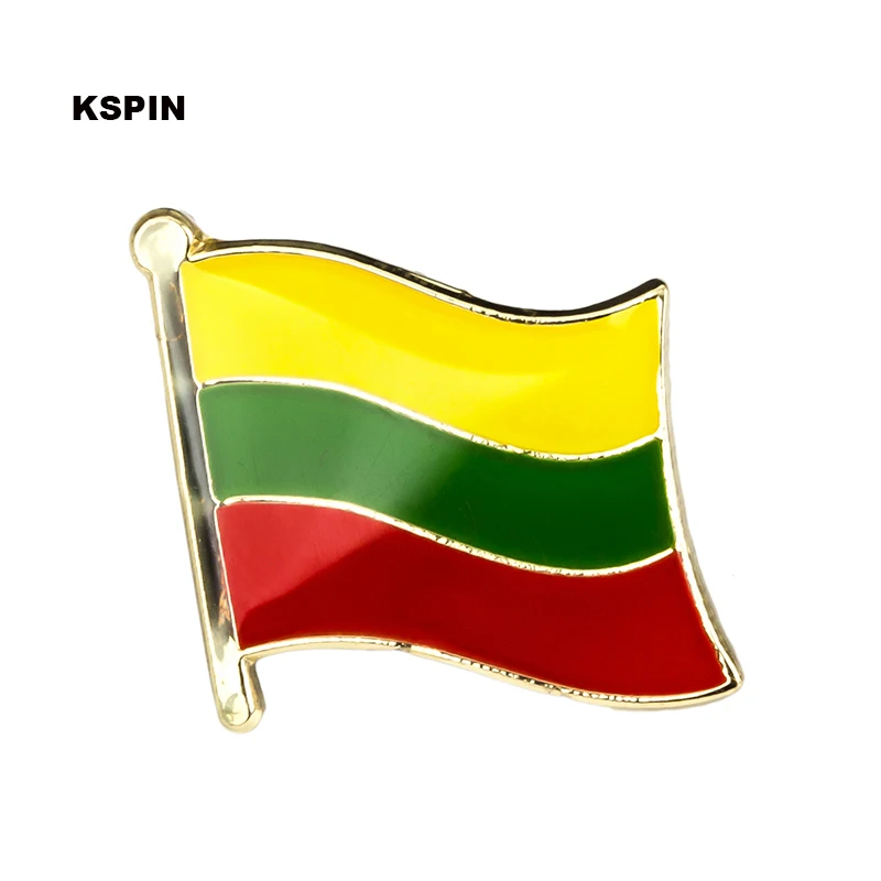 Lithuania Flag Badge Brooch Natinal Lapel Pins Flag Lapel Pins Country Flag Badge