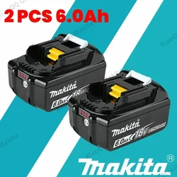 Makita 18V Rechargeable Li-Ion Battery 2000mAh-6000mAh High Capacity Replaceable Battery For makita Drill Wrench Blower Tools