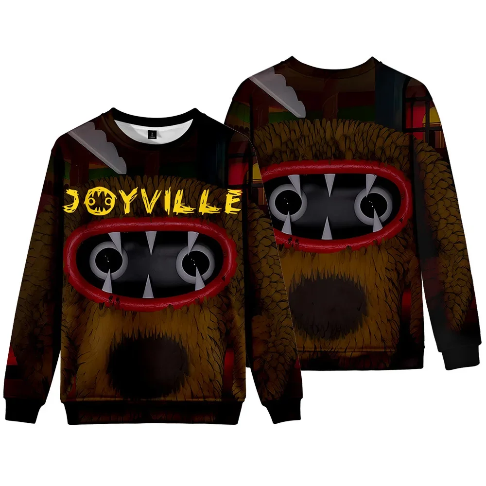 Kids boy Joyville Game Hoodie Anime Character Print Cosplay Sweatshirt Wooly Bully Youth men Hoodie Pullover