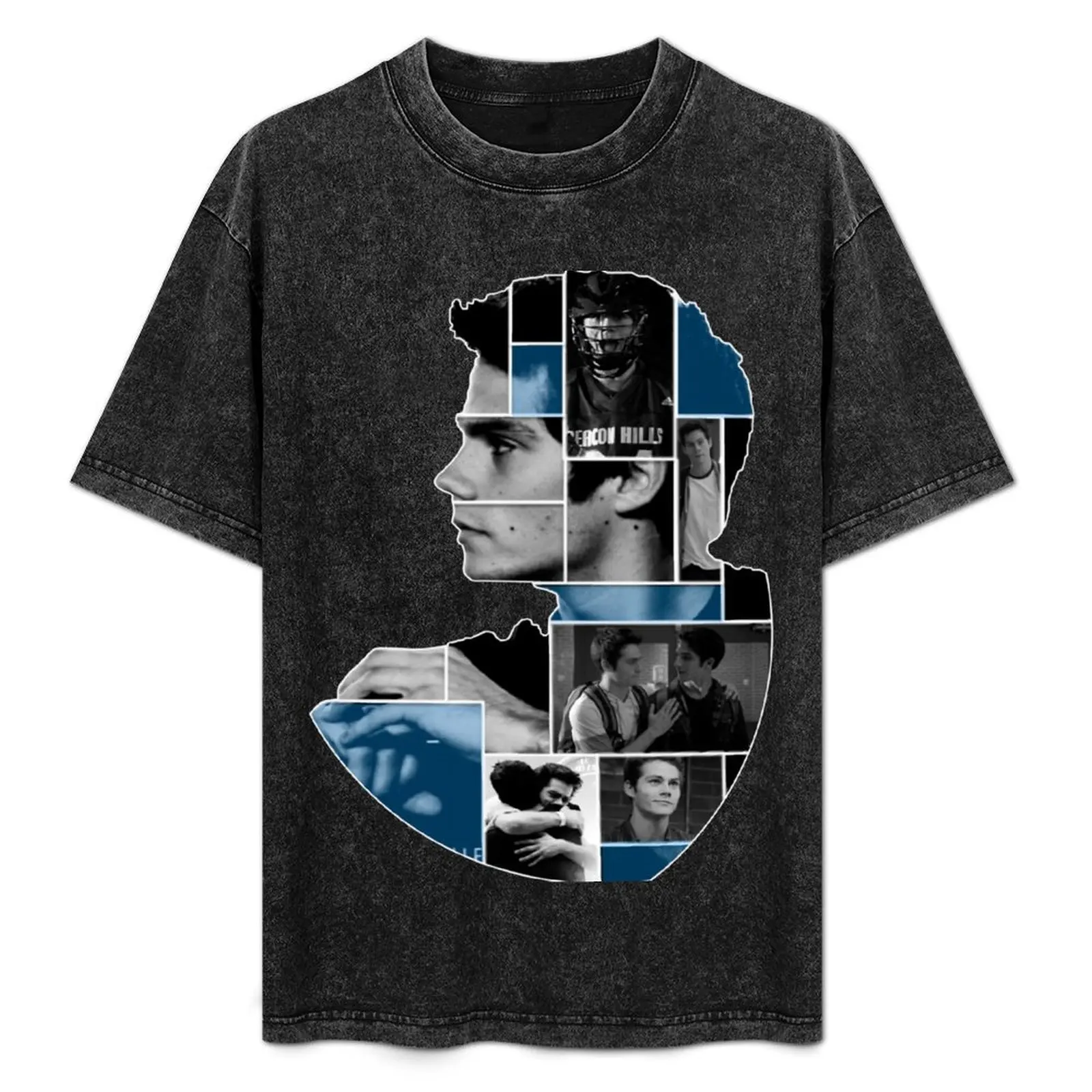 

Dylan O Brien Squares T-Shirt Work Basic Short Sleeve Top