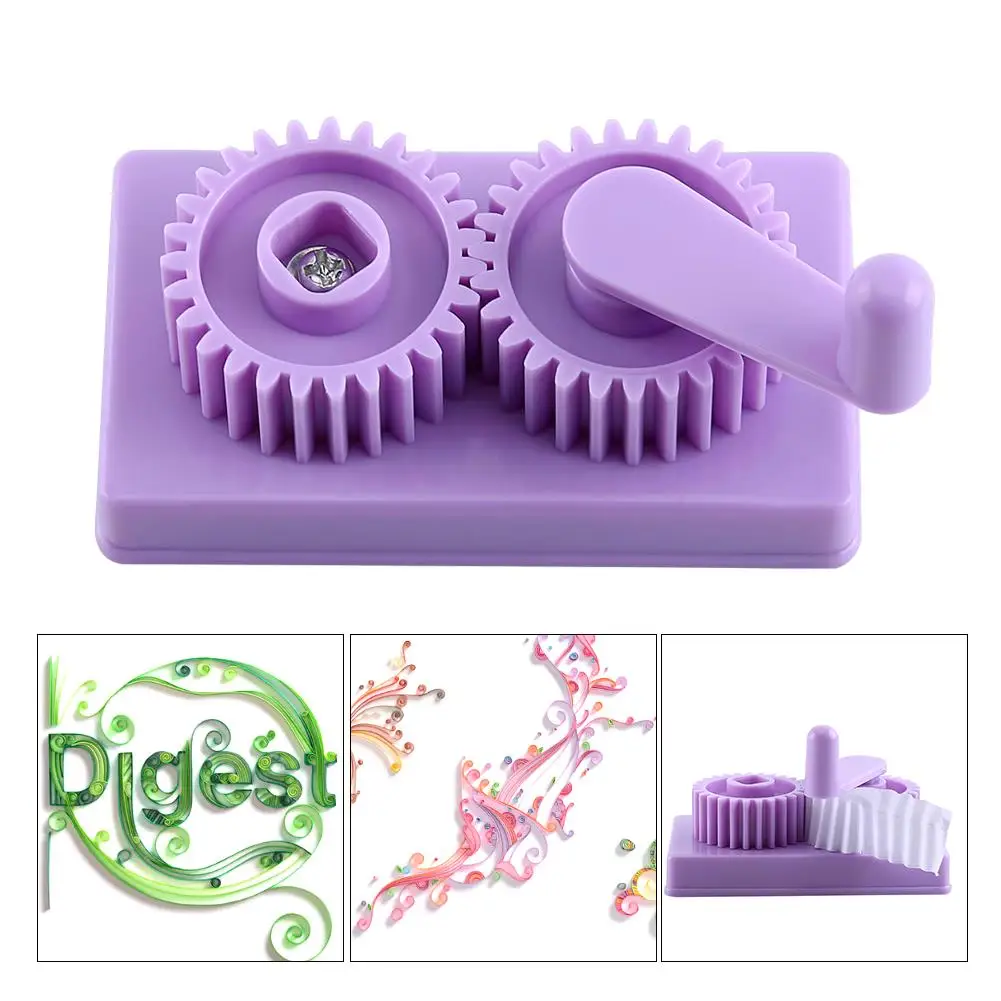 Papel Quilling Crimper Machine, plástico Crimping Tool para DIY Art Craft