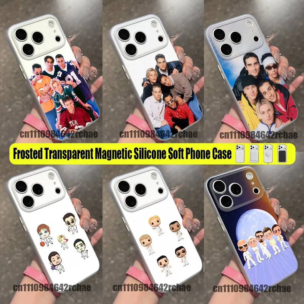For B-Backstreet Boys BSB Phone Case For iPhone 12,16,11,14,13,17,15,Plus,E,Pro,Max,Air,Mini For Magsafe Magnetic Clear