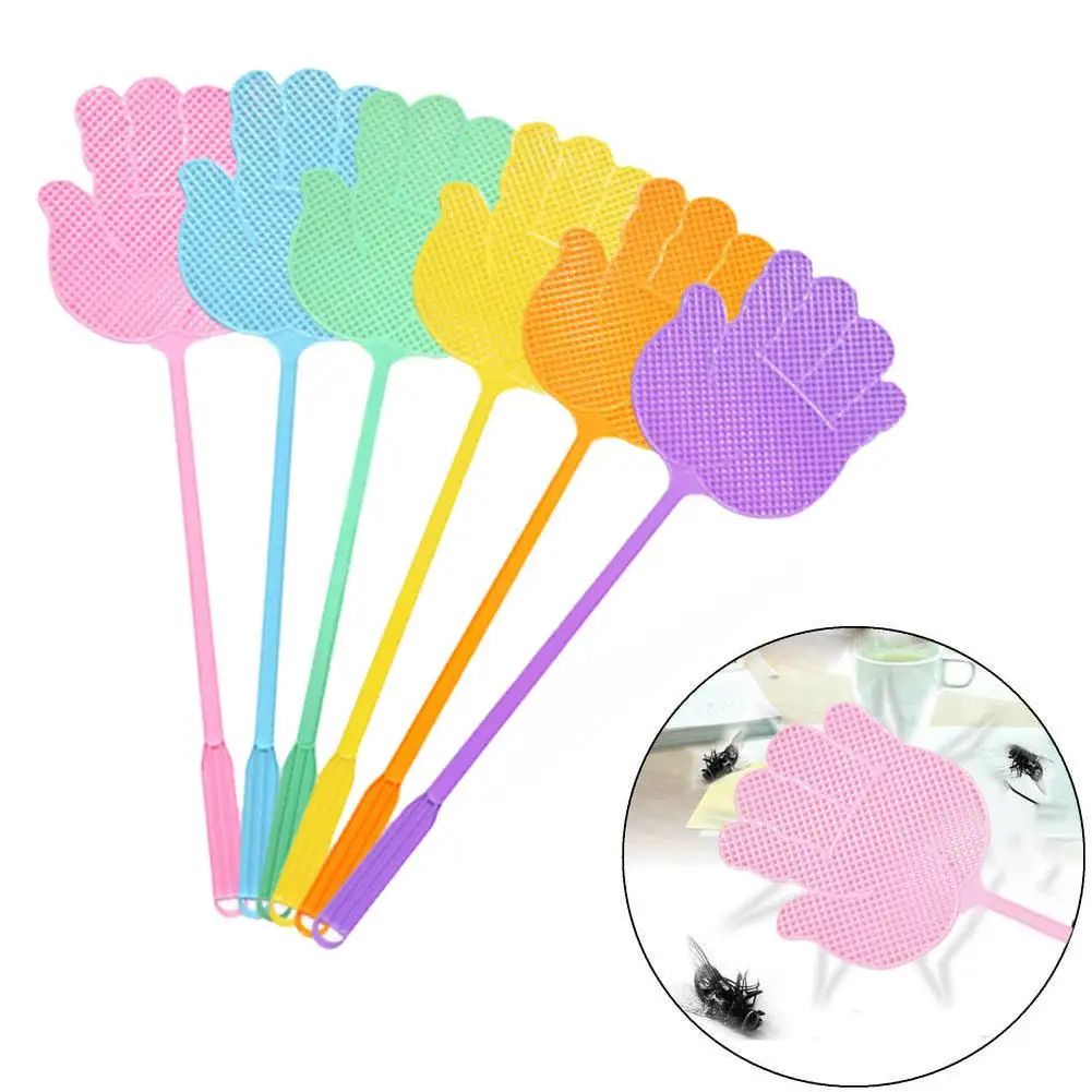 Shaped Fly Swatter Plastic Fly Swatters Mosquito Kitchen Home Accessories Killer Control Pest Insect H8b3