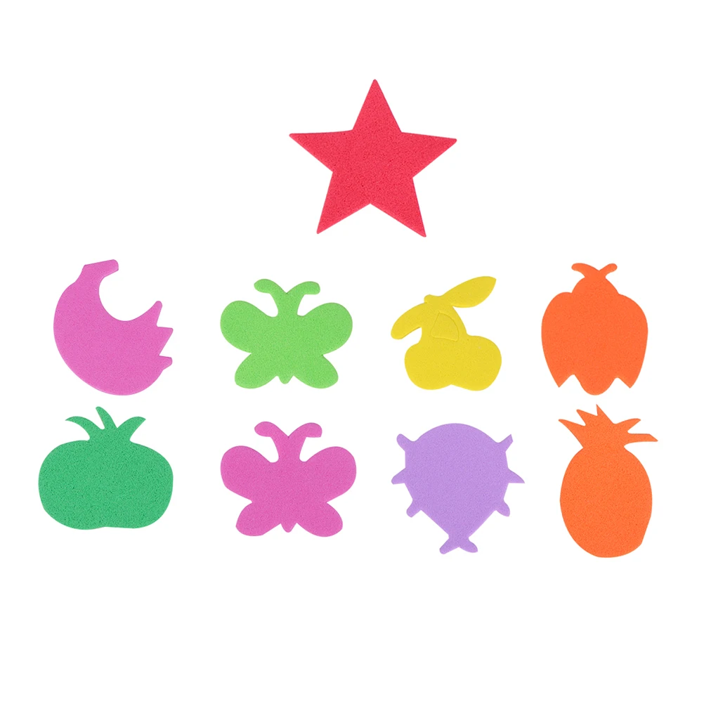 

4Set Self-Adhesive Eva Kids Stickers Creative Decorative Stickers for Classroom Wall Gift Wrappers Scrapbooks DIY