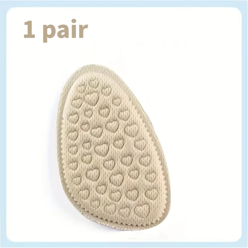 Half-size insoles, suitable for both men and women, designed for the forefoot area, and compatible with sports shoes and high he