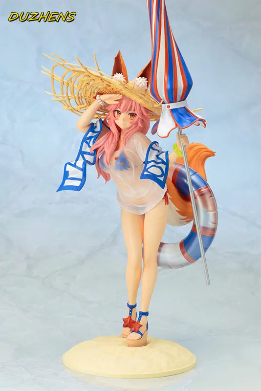 100% Original: fate Grand Auftrag Tamamo keine Mae badeanzug Ver 38cm PVC Action Figure Anime Abbildung Modell Spielzeug Figur Puppe Geschenk