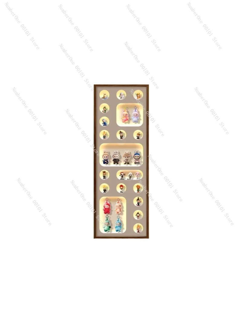 Figurine Storage Decorative Painting, Popular Living Room Wall Art, Entrance Corridor Lighting Painting, Creative Wall Hanging