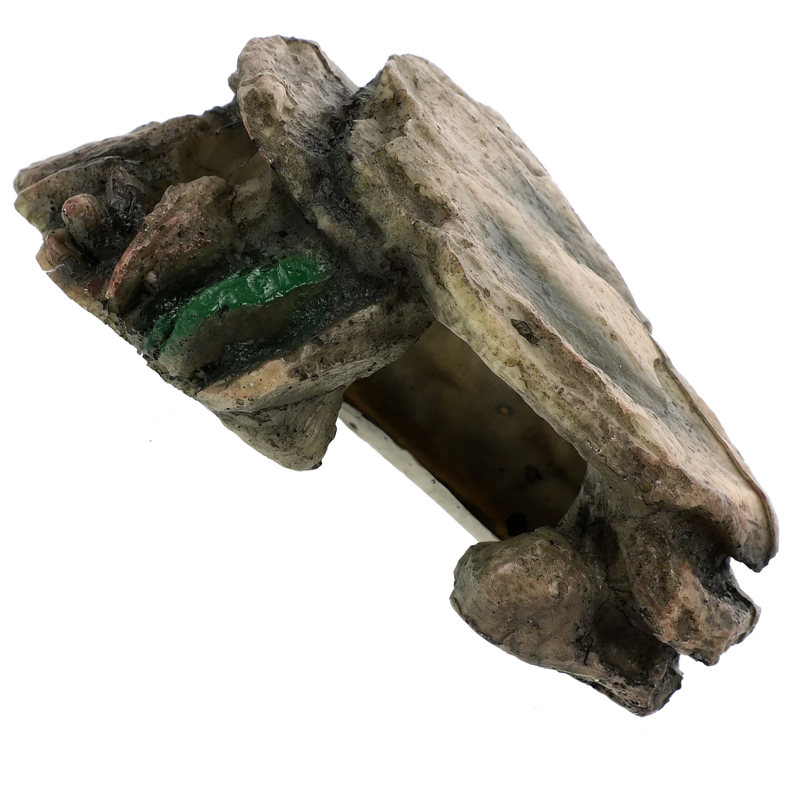 Tempat Berteduh Reptil, Gua Kura-kura dari Resin, Platform Panjat, Produsen Pemandangan Alam, Aksesori Terarium Hermit yang Stabil