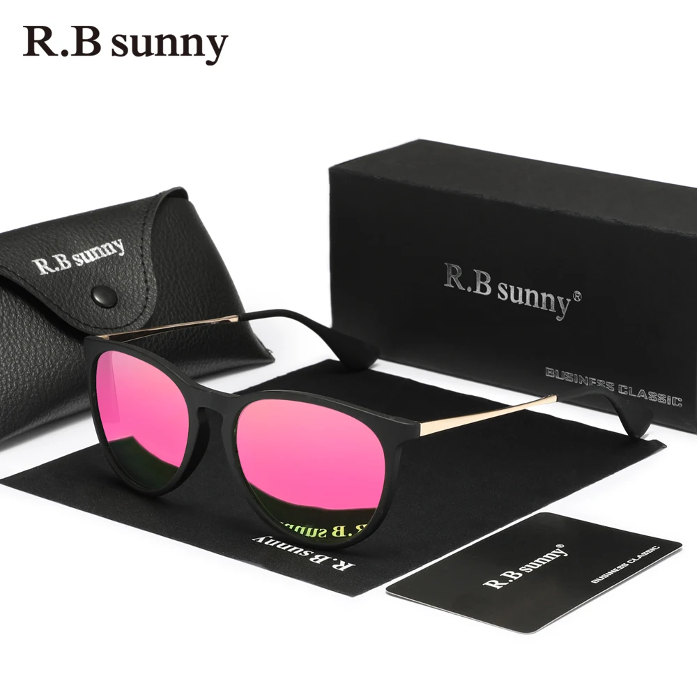 

RBsunny Polarized Sunglasses Women Men Anti-UV400 Sports Luxury Glasses Cat Eye Fashion Classical Driving Ultralight Eyewear