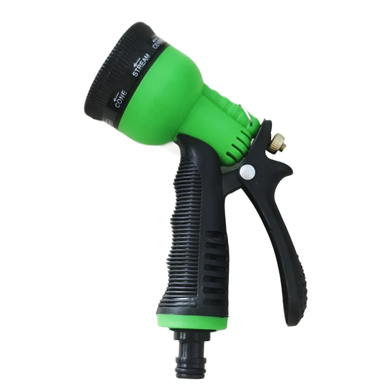 8 Pattern Durable Ajustable Hose Nozzles Garden Water Gun High-pressure Water Spray Gun for Household Car Wash Water Gun Head