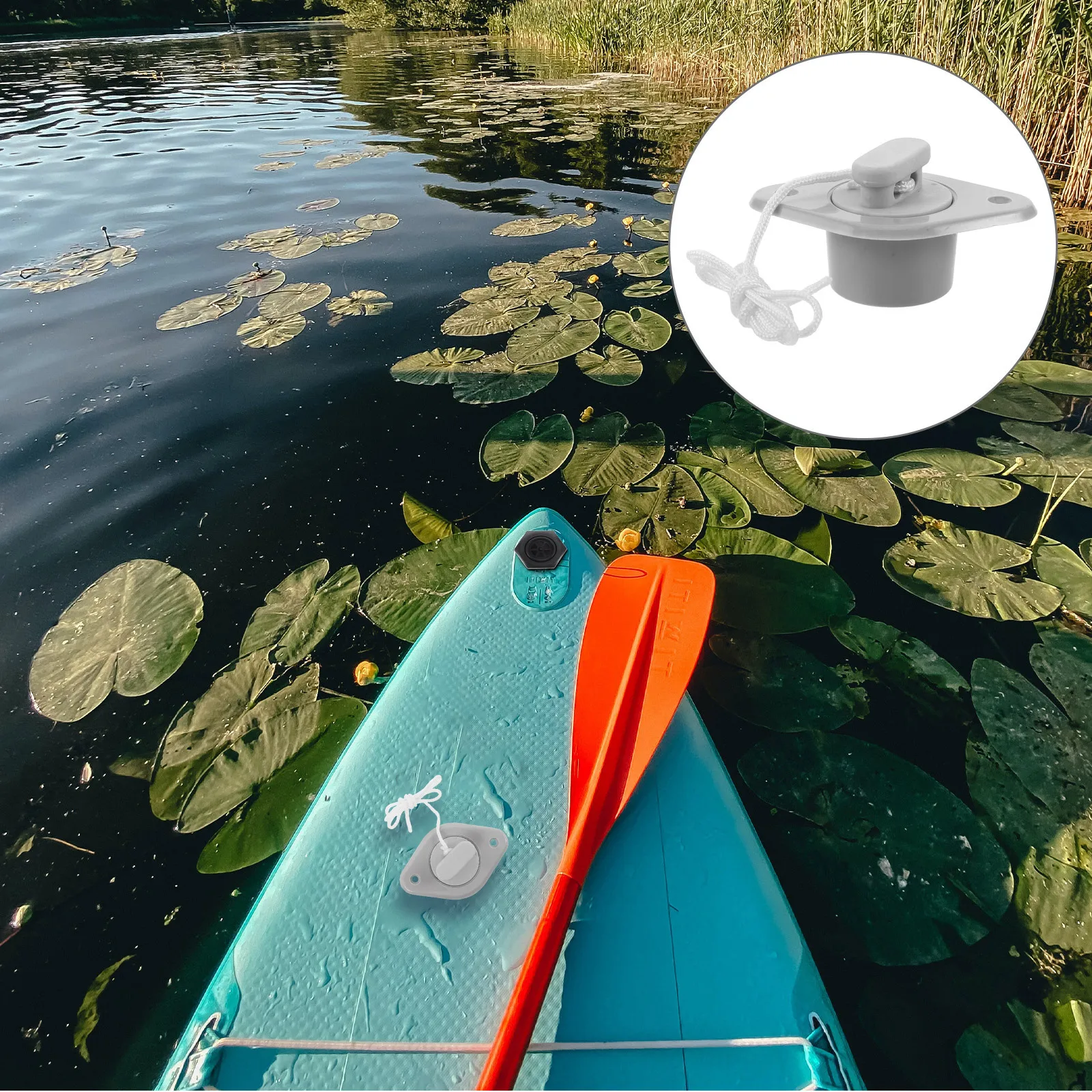 

Kayak Valve Pvc Inflatable Boat Drain Plug Durable Marine Water Drain For Boating Fishing Outdoor - Scupper Stopper