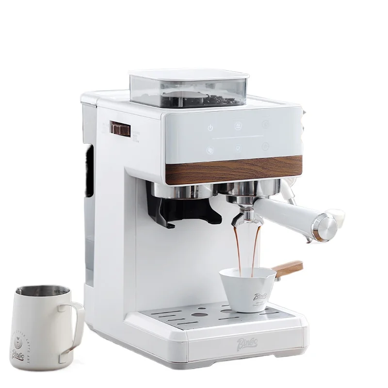 

Small coffee machine household semi-automatic grinding integrated Italian concentrated milk foam American hot and cold mode