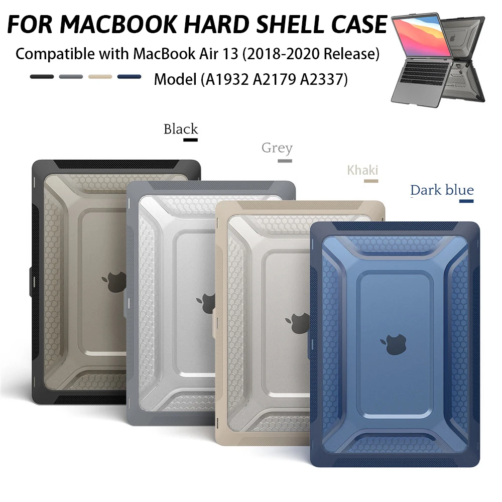 Imagem -01 - Capa Portátil para Apple Macbook Air 13 Case A2179 2023 m1 Chip de ar 13 A2337 Case Mac Book A1932 com Toque id Mais Teclado Capa capa portatil para apple macbook air 13 case a2179 2023 m1 chip de ar 13 a2337 case mac book a1932 com toque id mais teclado capa 01