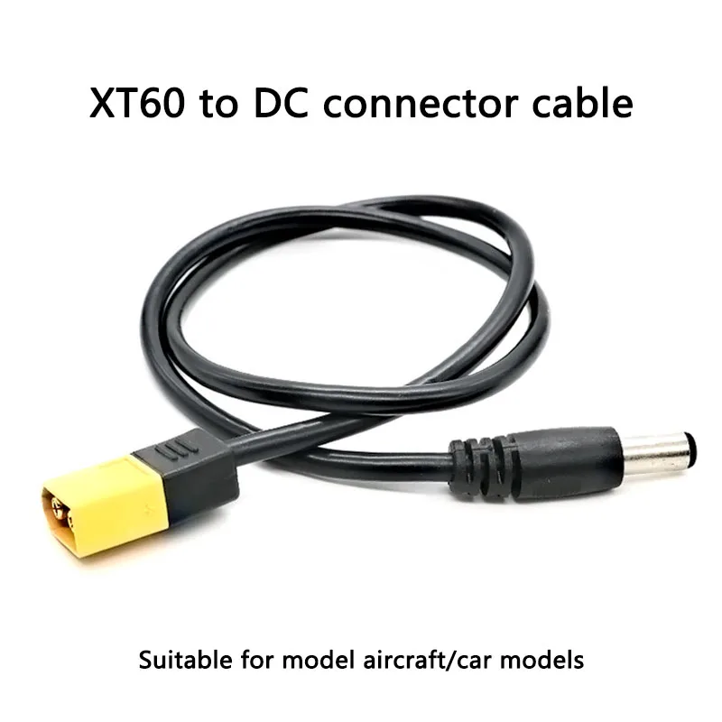 XT60 Male Connector To DC5525 5521 Power Cable 5.5x2.5mm 5.5*2.1 Adaptor For TS100/T12 Soldering Iron Conversion Cable