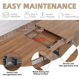 8 yemek masasında en çok satılan, uzatılabilir-no. 8