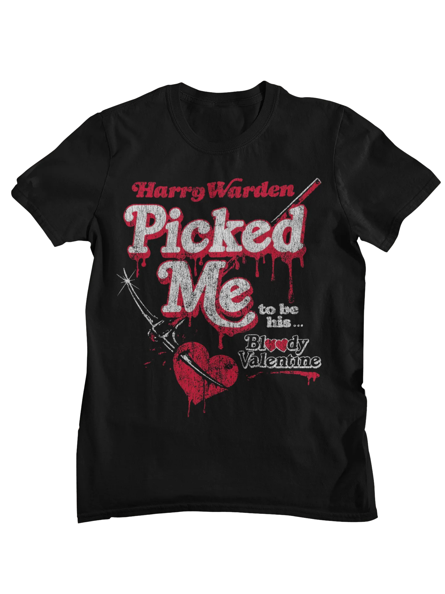 My Bloody Valentine Retro Horror Movie Poster Graphic T-Shirt Men Women Casual Cotton Streetwear Tops