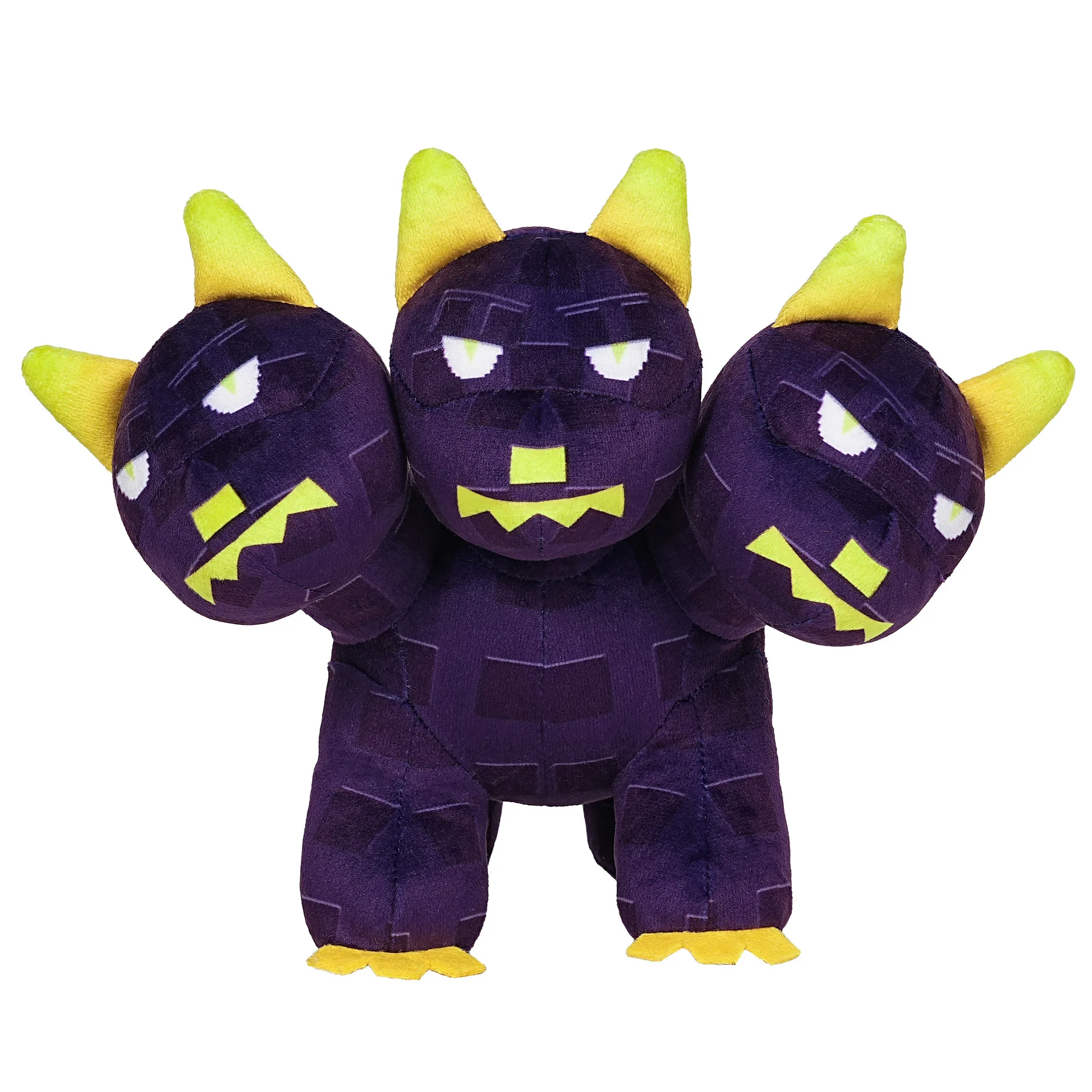 2026 nouveau 77 plantes Vs brainrots peluche chien monstre avec trois têtes WL peluche poupée mignon voler un cerveau poupée jouet pour enfant cadeaux