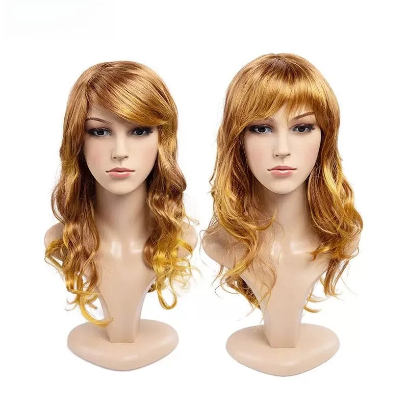 Skin Tone Makeup Mannequin Head, Dummy Head for Wig Hat Glasses Jewelry Display Factory Direct Sale