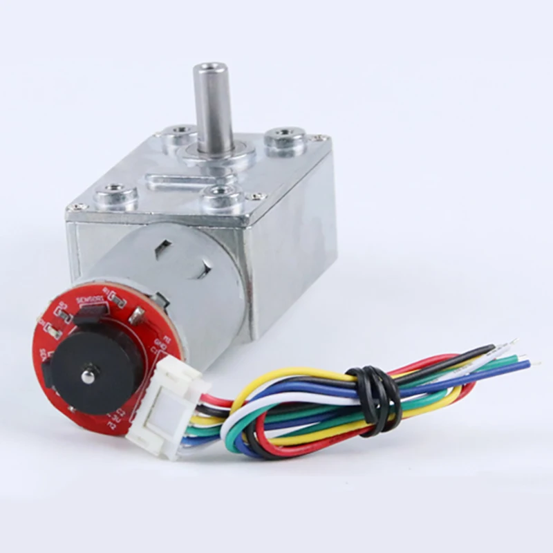EnprintJdean-Moteur à engrenage à vis sans fin CC, vitesse réglable suspec, couple élevé CW CCW, 12V, 24V