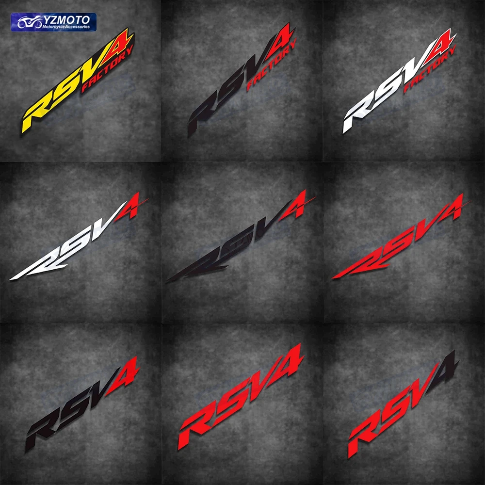 

Для RSV4 RS V4 гоночная наклейка на мотоцикл, украшение автомобиля, наклейка, кузов, топливный бак, логотип двигателя, обтекатель, наклейки на лобовое стекло, шлем