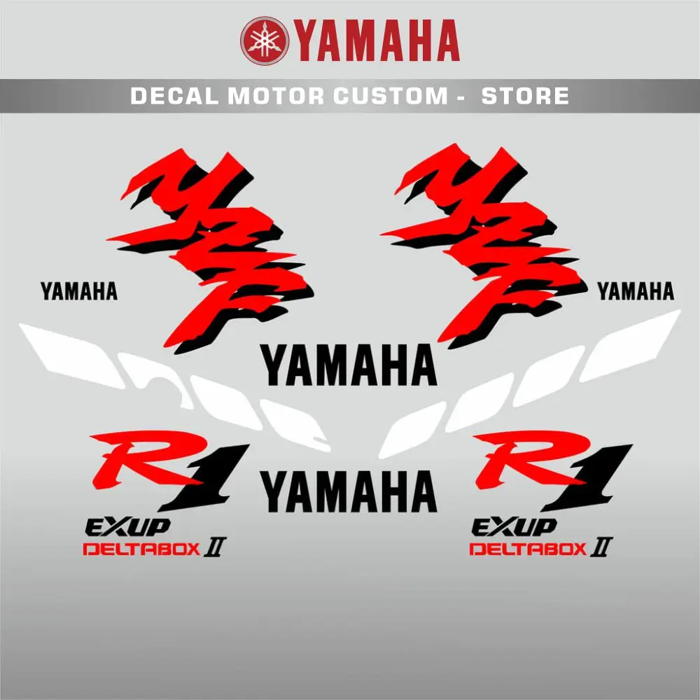 

Body decoration protection sticker motorcycle reflective decal 270436 270437 for Yamaha YZFR1 1998-1999 YZF R1