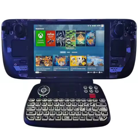 Wireless Multimedia Keyboard with Touchpad Mouse for Steam Deck, I4 Bluetooth 4.0 with 2.4G Wireless Mini Keyboard Accessories