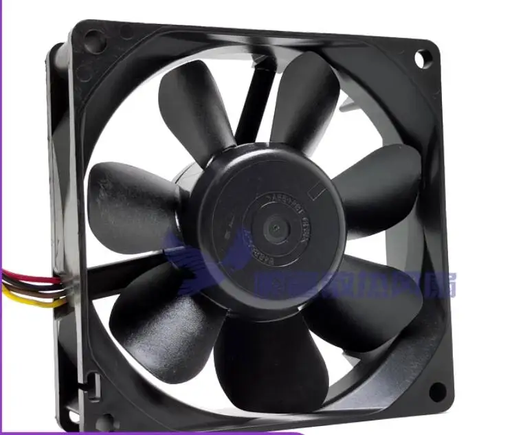 Sanyo Denki 9A0824EZ4D3 DC 24V 0.12A 80x80x25mm 4-Wire Server Cooling Fan