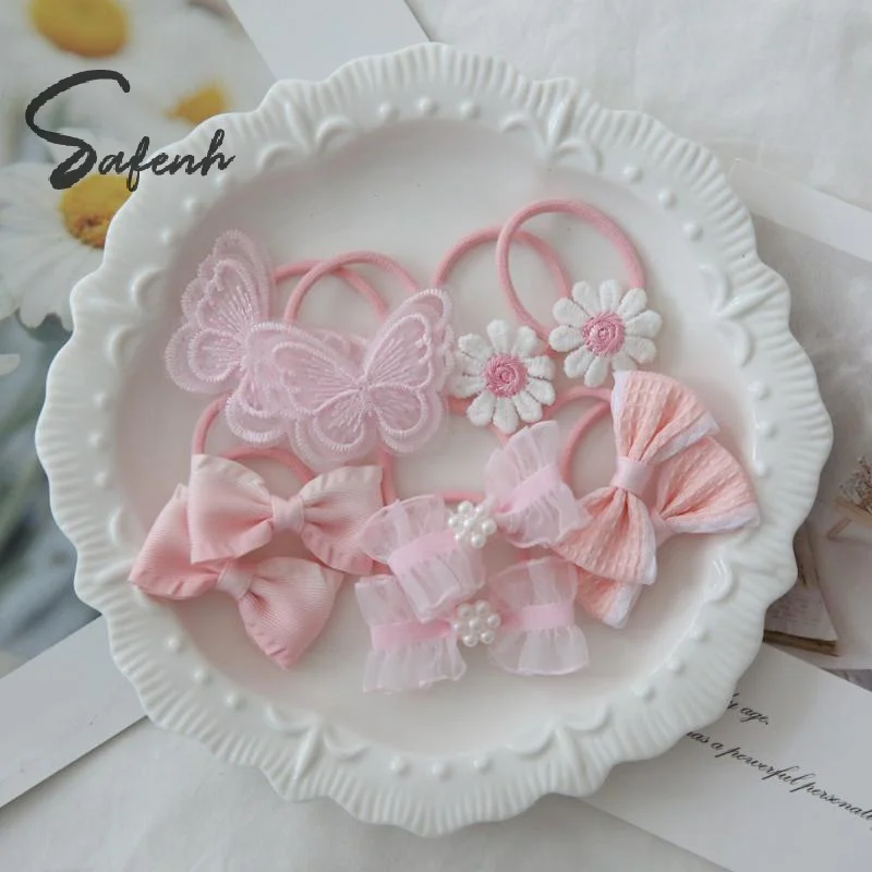 Коробка из 10 аксессуаров для волос красивой принцессы; Стильные эластичные ленты для волос ручной работы с пузырьками; Прекрасные заколки-тиары для девочек