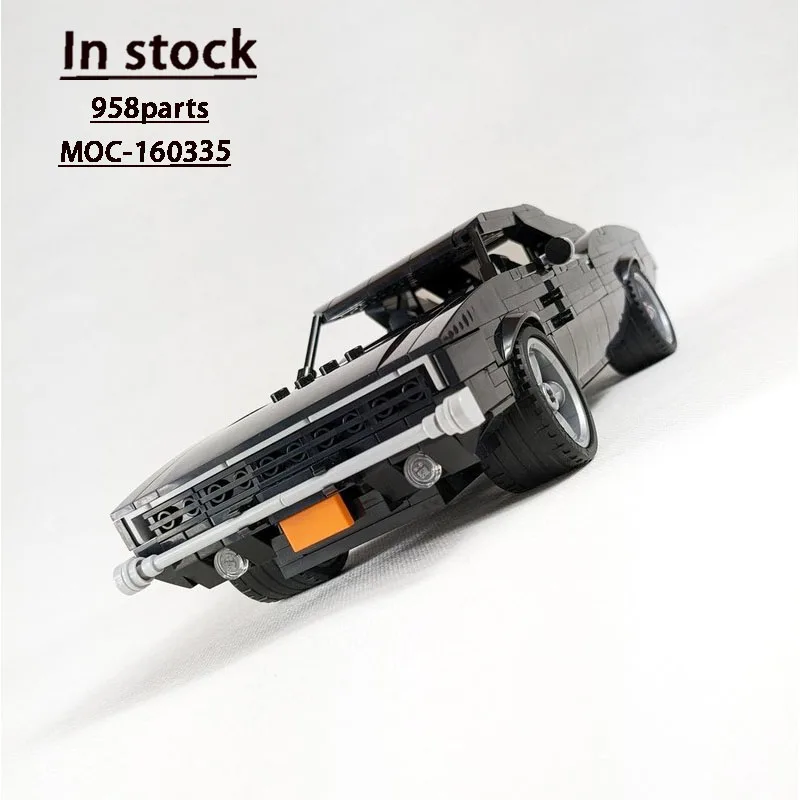 MOC-160335 Classic New Sports Supercar Building Block Model, 958 Parts, Creative Birthday and Christmas Toy Gift for Boys