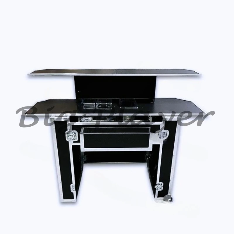 شريط متنقل محمول قابل للطي صندوق هواء كوكتيل خارجي متنقل أوروبي وأمريكي