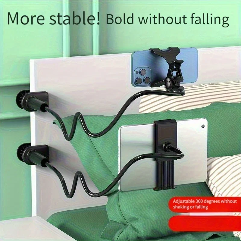 

Tablet Bracket for Bed Desk Gooseneck Tablet Stand Flexible Long Arm Clamp Tablet Holder For Smartphone Redmi Lenovo Pad