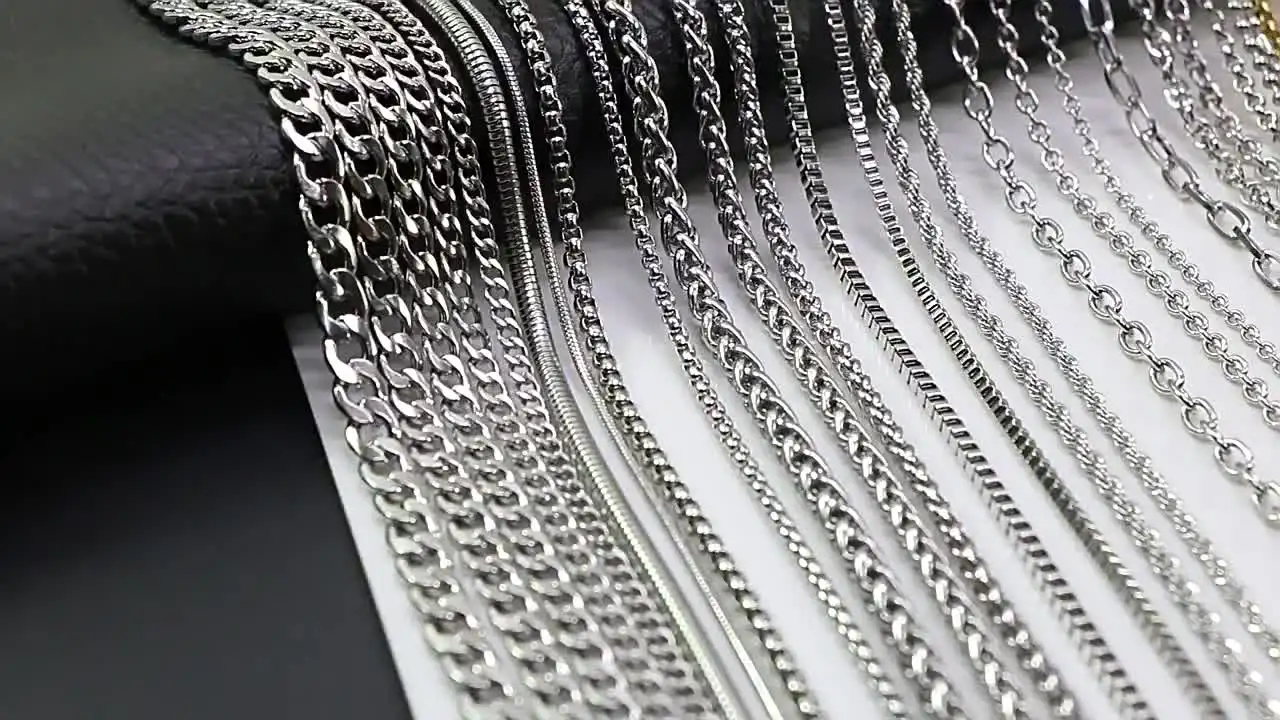 Basic Punk Stainless Steel 3,5,7mm Curb Cuban Necklaces For Men Women Black Gold Color Link Chain Chokers Solid Metal Jewelry