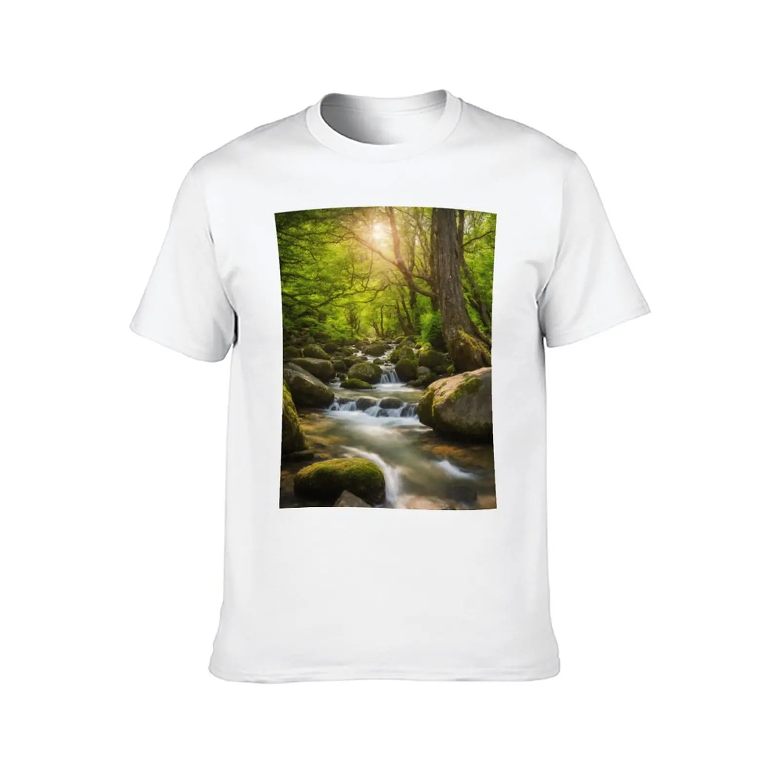 magic forest T-Shirt plus size tops plain t shirts for men pack