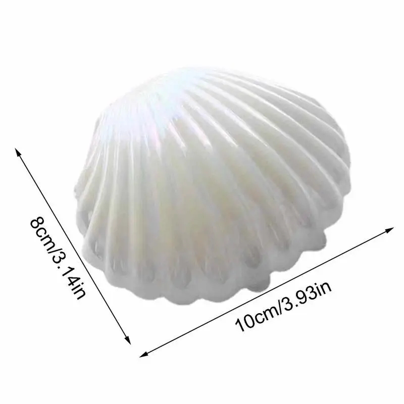 Seashell Night Light For Table Decorative Flower Bedside Lamp Home Decorations Novelty Desk Accessories Cute Nursery Nightlight