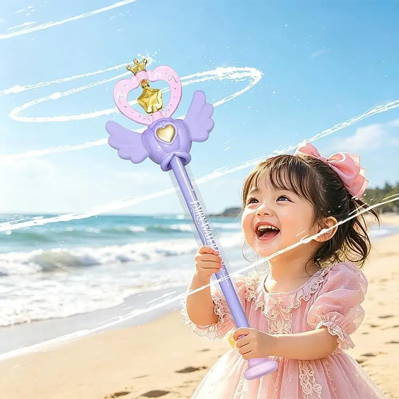1Pcs Water Battle Toys Magic Fairy Wand Water Sparkling Summer Water Play Toy For Boys And Girls abs drop leakproof