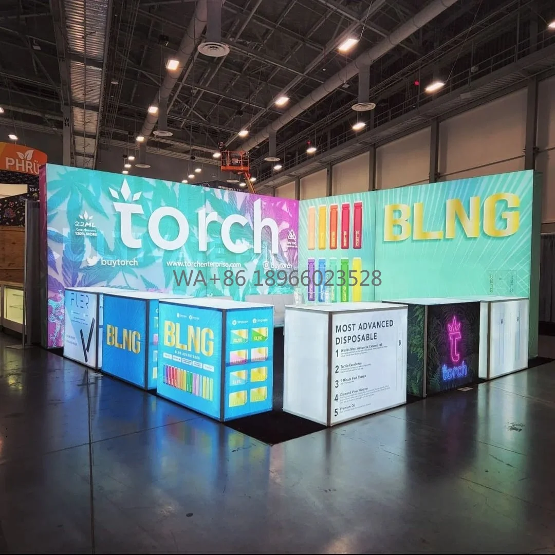 20X30 Foot Portable Trade Show Booth Modular Exhibition Booth Design Fair Stand Tradeshow Booth Display with Counter
