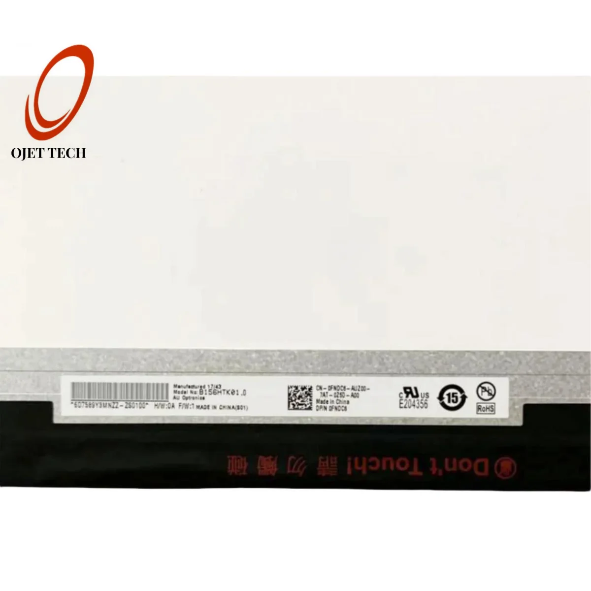 Imagem -02 - Painel Lcd Slim B156htk01.0 1920x1080 Edp 40 Pinos 220 cd m² tipo Touch On-cell de 156 60hz On-cell
