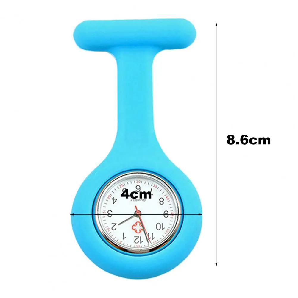 Women Pocket Silicone Quartz Movement Nurse Watch Brooch Fob Mini Cute Pocket Watchesh Doctor Medical Unisex Watches Clock