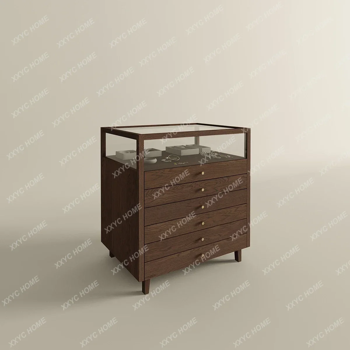 

Jewelry Necklace Jewelry Shop Jade Boutique Cabinet New Chinese Style Display Display Wall Cabinetcqy