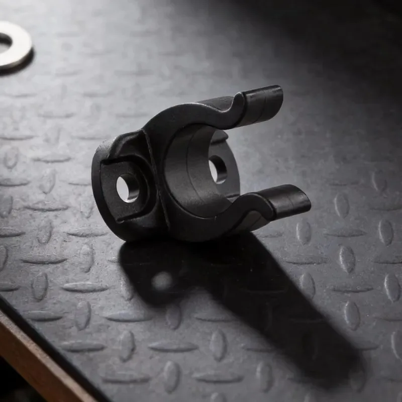Tiller Extension Clamp Hook, 16mm Inner Diameter Retaining Bracket, Black Nylon Hardware, for Boat Sailboat Deck Fastening