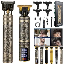 Powerful Professiona Electric Wireless Man Hairdresser Men Barber Shop Groin Beard Repairer Mustache Facial Hair Trimmer Clipper