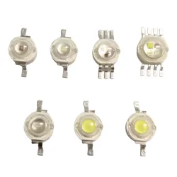 Stage Light Par Can Parts 3w LED Lamp Chip Beads Single Color White/Warm White/Red/Blue/Green Color 3 watt DIY LEDs