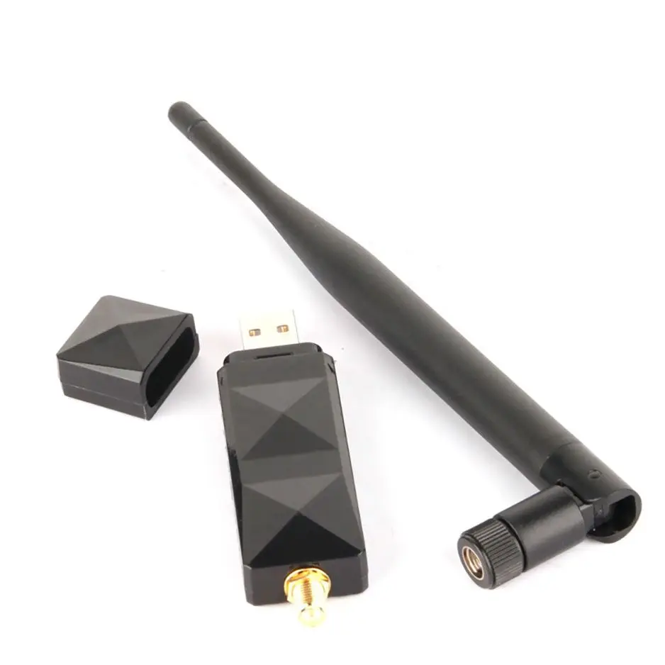 Чипсет Atheros AR9271, 150 Мбит/с, беспроводной USB Wi-Fi адаптер 802.11n, сетевая карта с антенной 5 дБ для Windows/8/10/Kali Linux