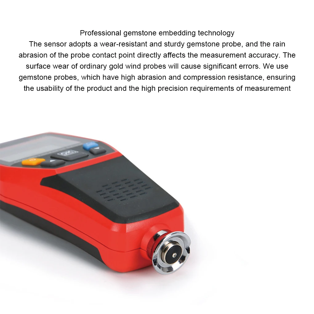 Ultrasonic Revestimento Tecnologia Car Paint Medidor de Espessura, Detectar Acessório, UT343D FE FE e NFE Revestimento Densidade