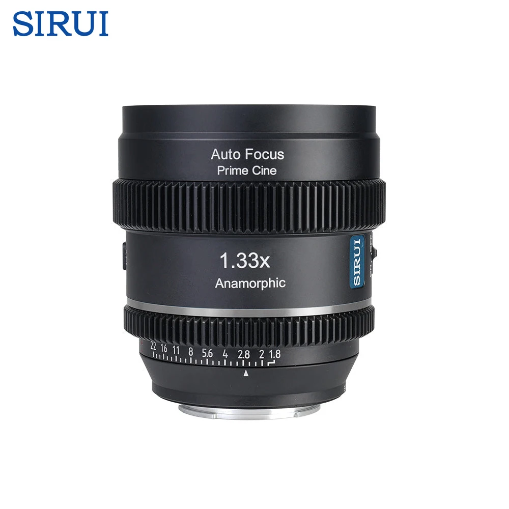 SIRUI 20mm T1.8 1.33x Anamorphic Auto Focus Lens for Sony E A7C2 FX3 FX30 Nikon Z6 Z7 Z8 Fujifilm X LUMIX L Mount GH5 GH6 GH7