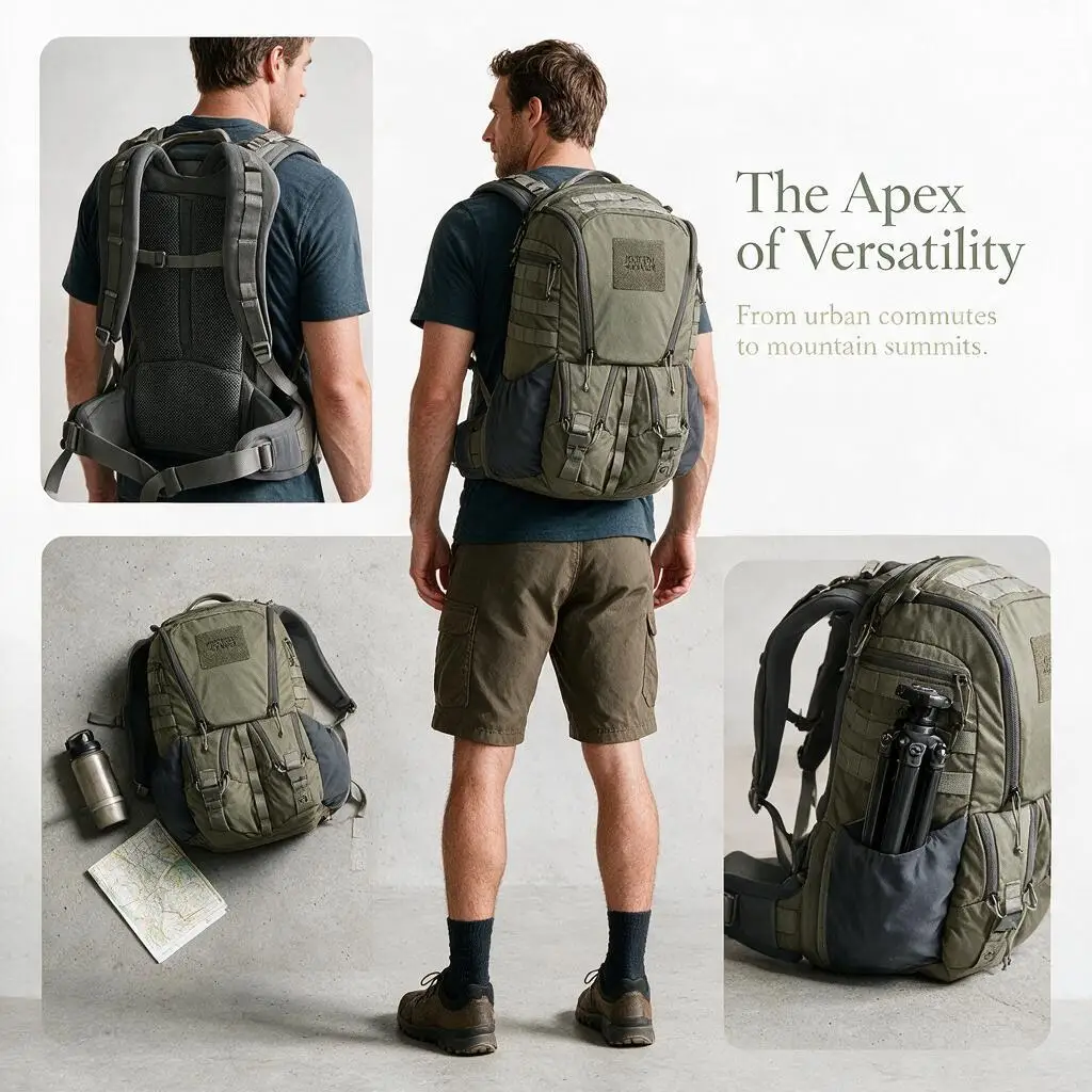 Mysterious Ranch RIP 32L tactical backpack 32L large capacity 500D tear resistant full MOLLE three zipper instant opening YKK