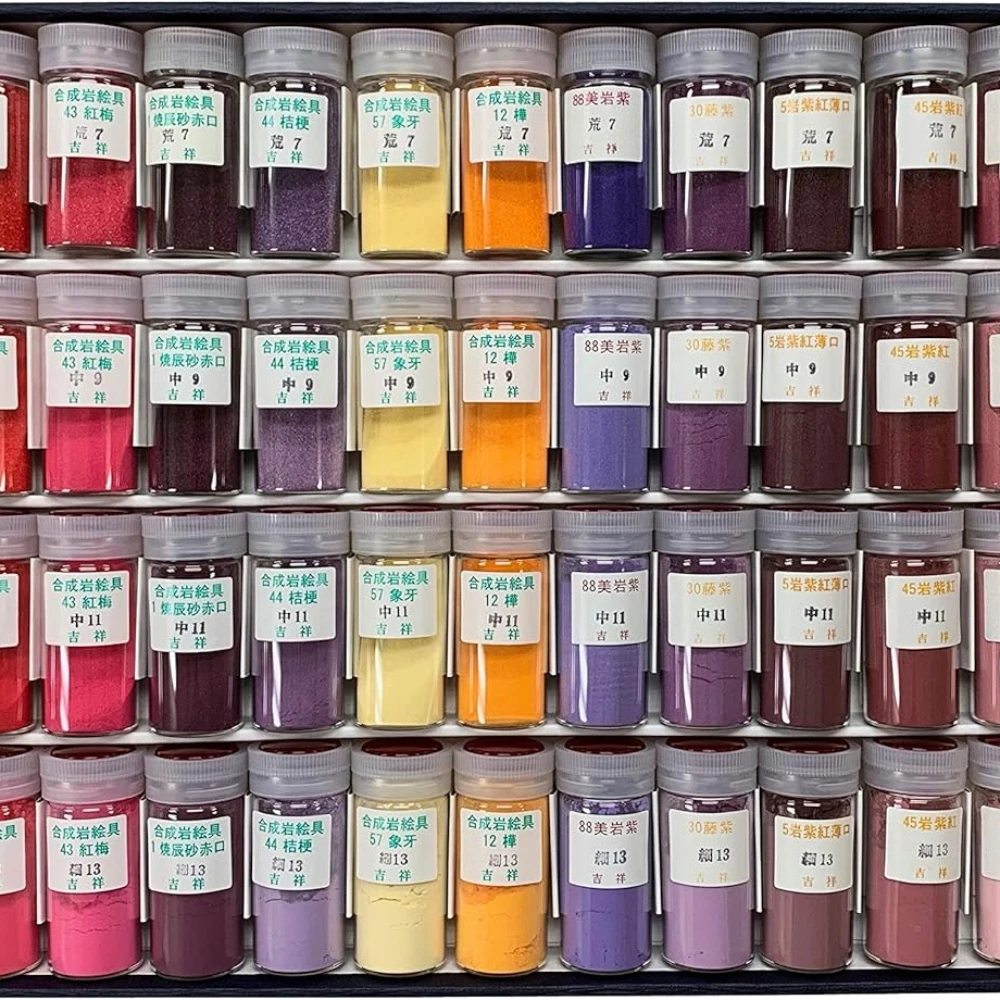 

Painting, Rock Paint, Flower and Bird, 60 Color Set, 1-10