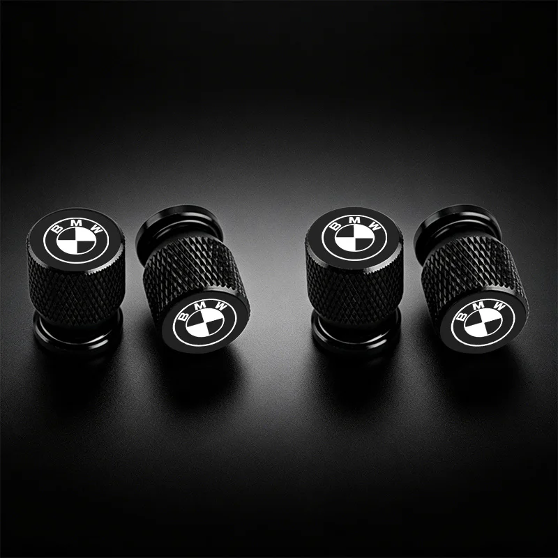 4Pcs Aluminum Car Wheel Tire Valve Caps Tyre Rim Stem Covers Airdust Waterproof For BMW 1 3 5 6 7 Series X1 X3 X4 X5 G20 G38 F48