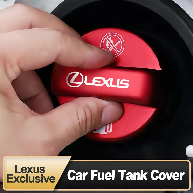 

Car Sticker Car Aluminum Alloy Fuel Tank Cap Accessories For Lexus F SPORT RX300 IS200 IS250 ES350 Ct200h UX250h NX300h RX350 ES